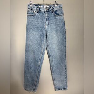 Mango Classic Blue Mom Denim Jeans